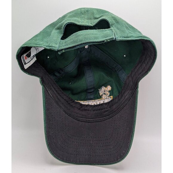 Mickey's Fine Malt Liquor Hat Get Stung Hornet Adjustable Strap Back Cap Green - Picture 4 of 5